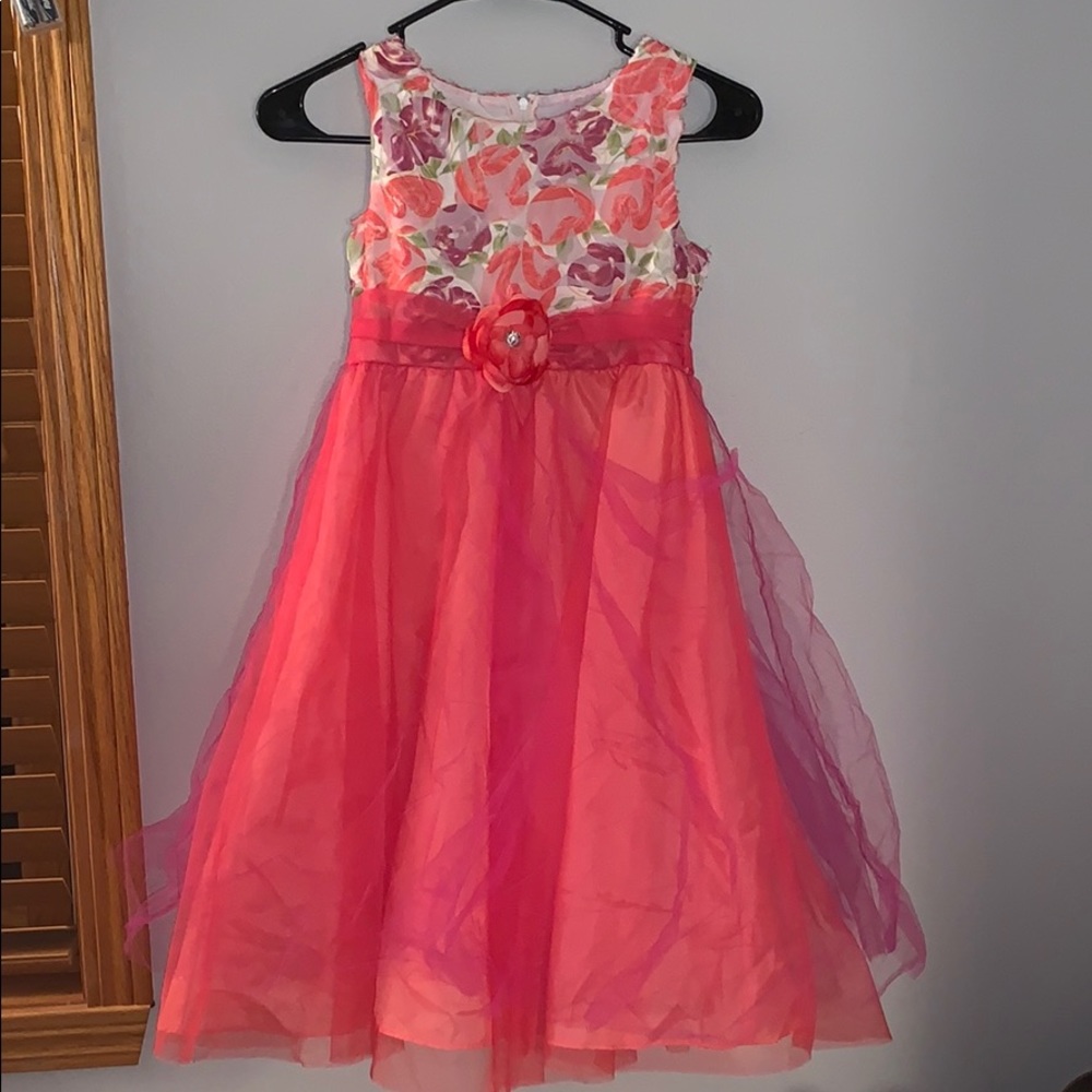 BRAND NEW girls flowered easter dress!!